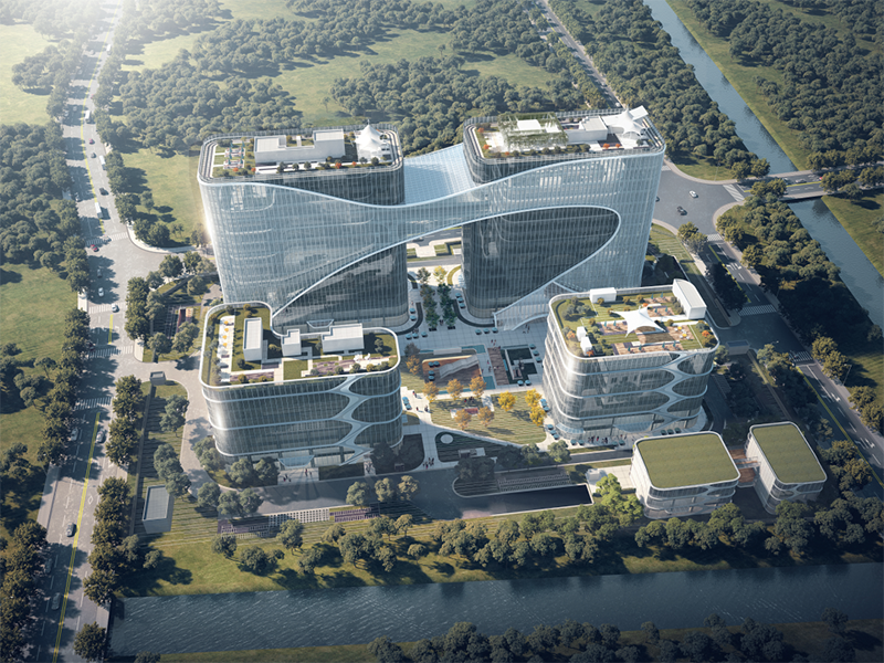 共建未来丨尊龙凯时股份（上海）创新基地亮相“2023年闵行区重大工程项目开工仪式”主会场！